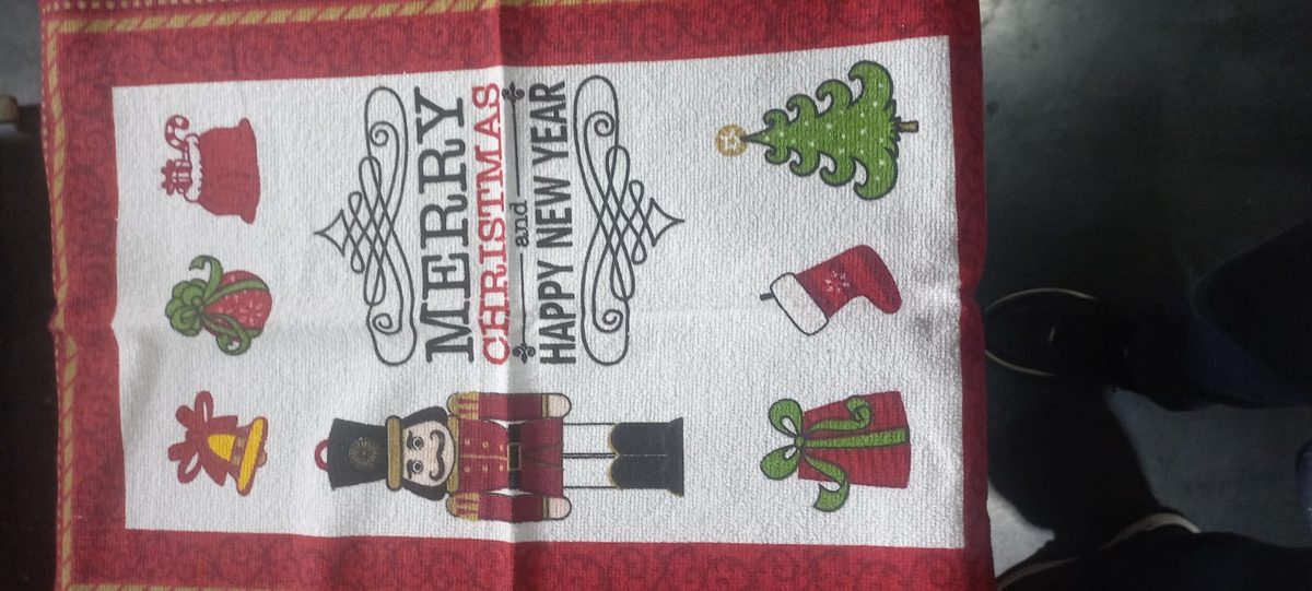 Repasador Prata Navideño 45x65 100% Algodón ¡super Bonitos! - 6