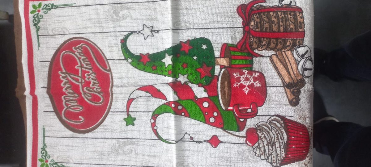 Repasador Prata Navideño 45x65 100% Algodón ¡super Bonitos! - 8