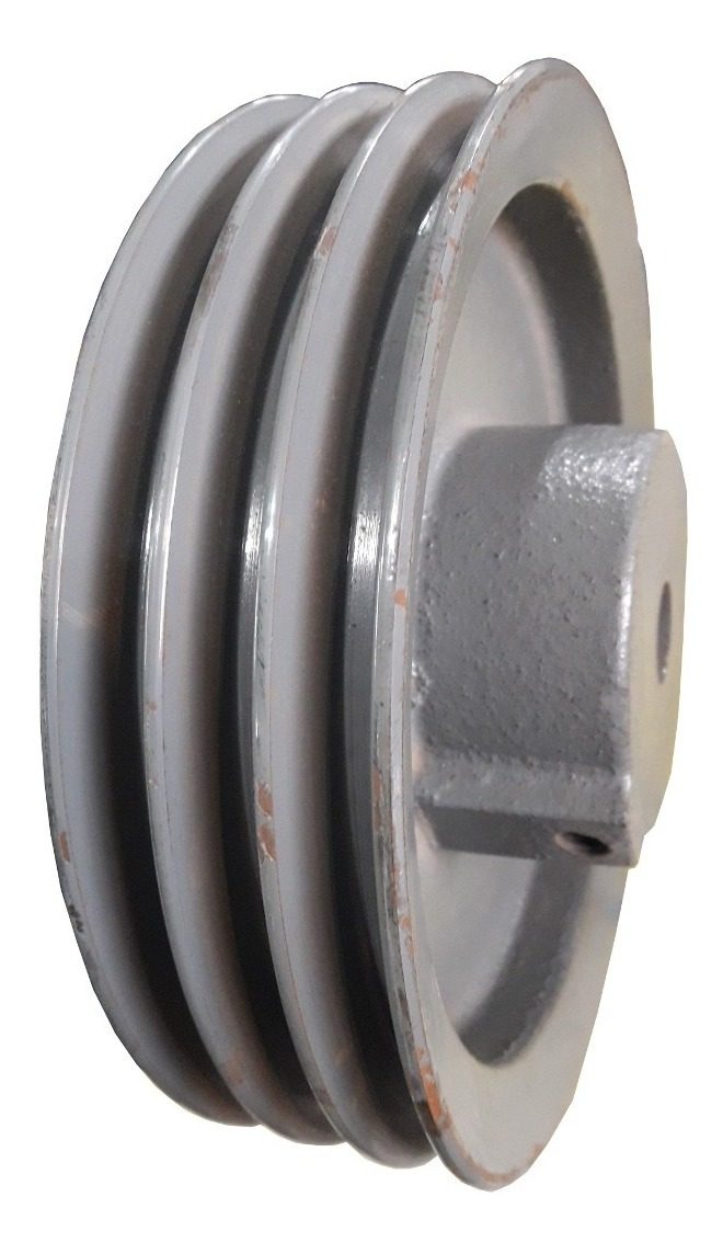 Polea De Fundicion 3 Canales Tipo A Diametro 170 Mm
