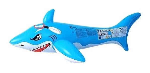 Juguete Tiburón Inflable Colchoneta Flotador Pileta 180x60