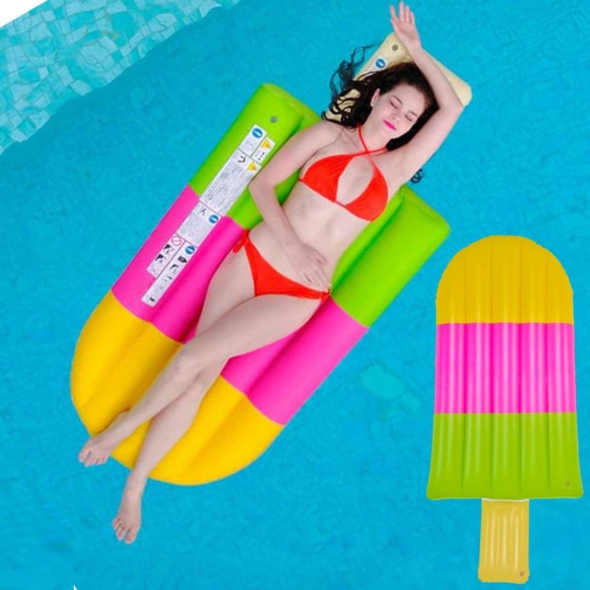 Inflable Palito Helado Pop Multicolor 1,83x0,92 Mts Adultos - 1