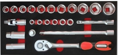 Gabinete C/rueda + Cajón 6 Bandejas + Set Herramientas Udovo - 1