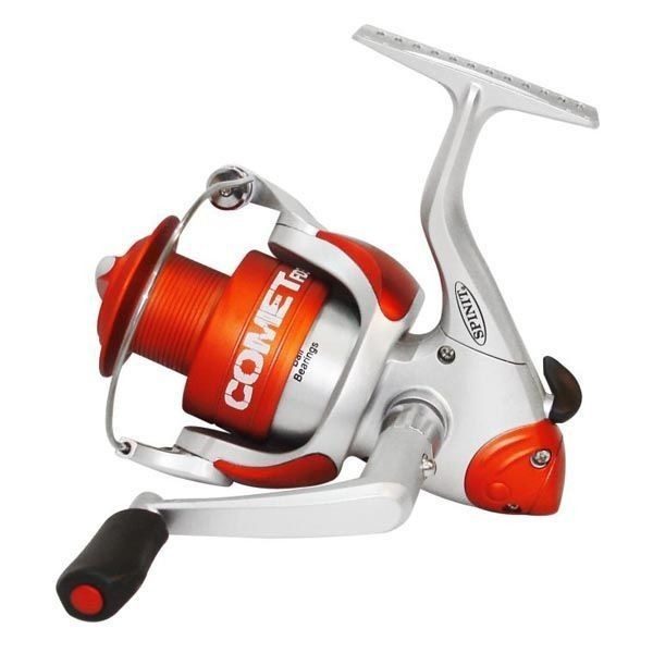 Reel Spinit Frontal Comet Fd 320 Rojo Y Blanco Derecho/izquierdo