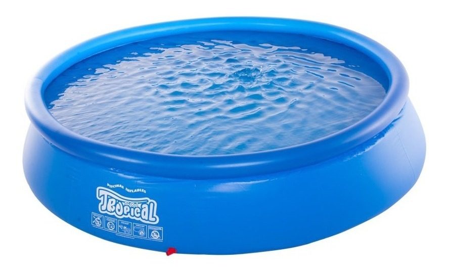 Pileta Circular Inflable Sol De Verano Trop Max1050 70x340