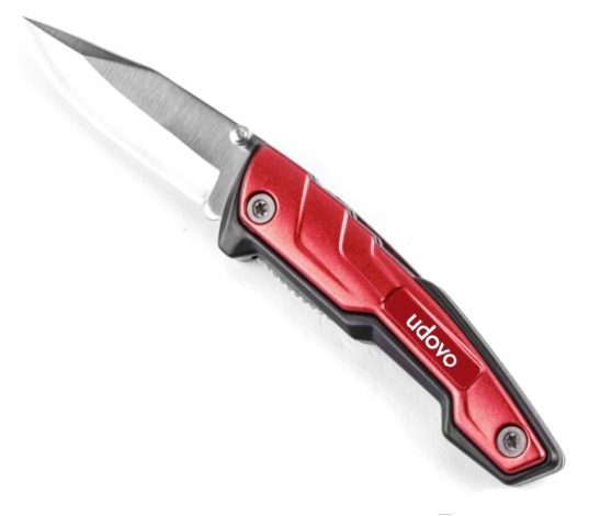 Cuchillo-navaja Plegable Hoja Acero Inox 420 - 7,35 Cm Rojo