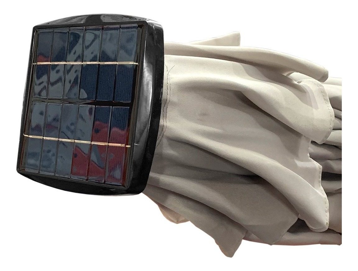 Sombrilla Solar Con Cargador Usb Y Luz Interna Modelo: Ssk-2 - 2