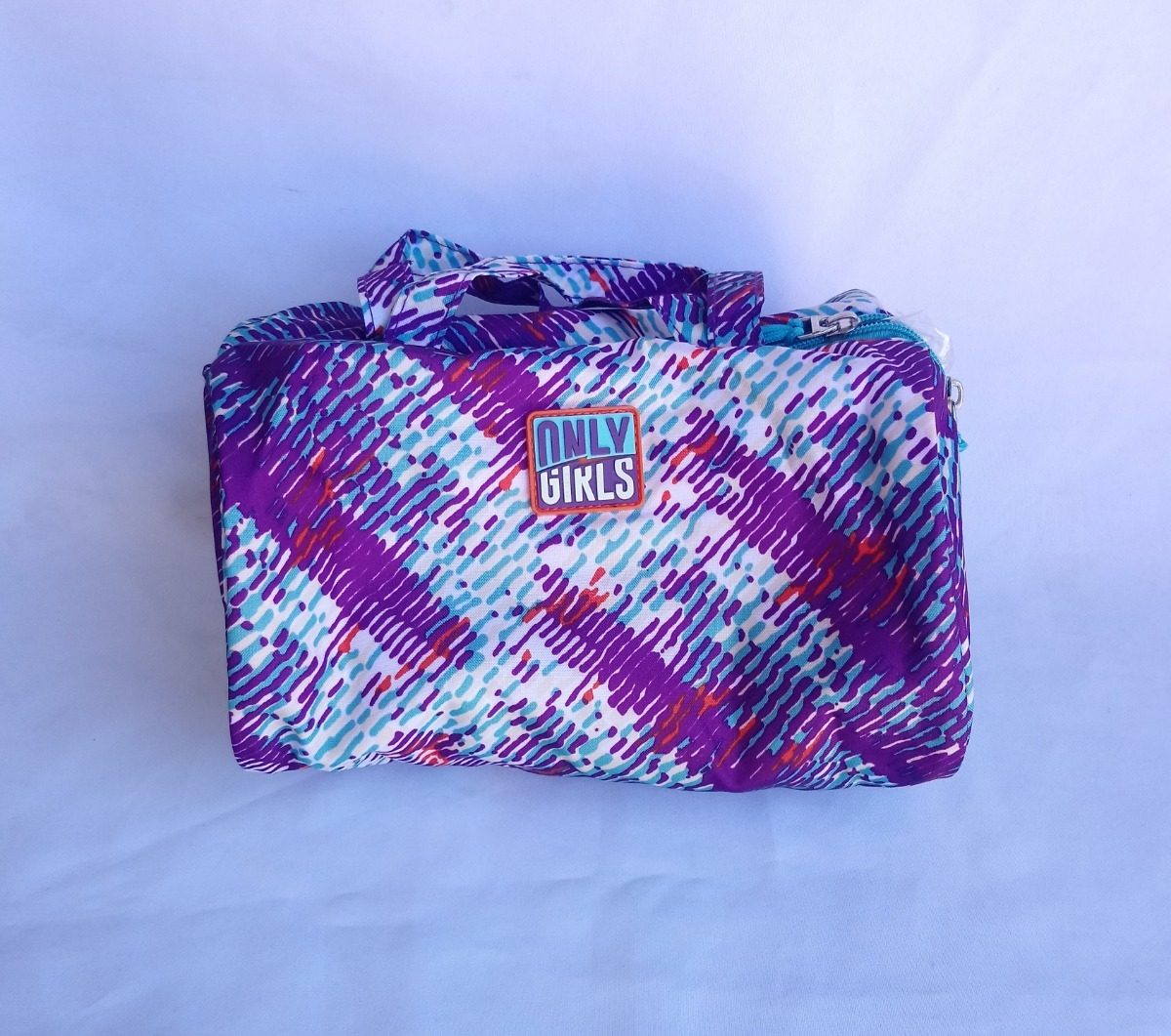Estuche Porta Cosmetico Estampado Cilindrico Only Girls Lsyd Violeta