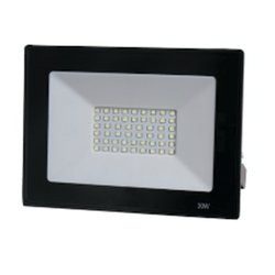 Reflector Led 30 Watts 52led 2550lumens 6500k Negro Blanco