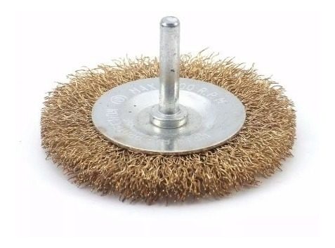 Cepillo Circular Plano 50mm Con Espiga Para Taladro - 1