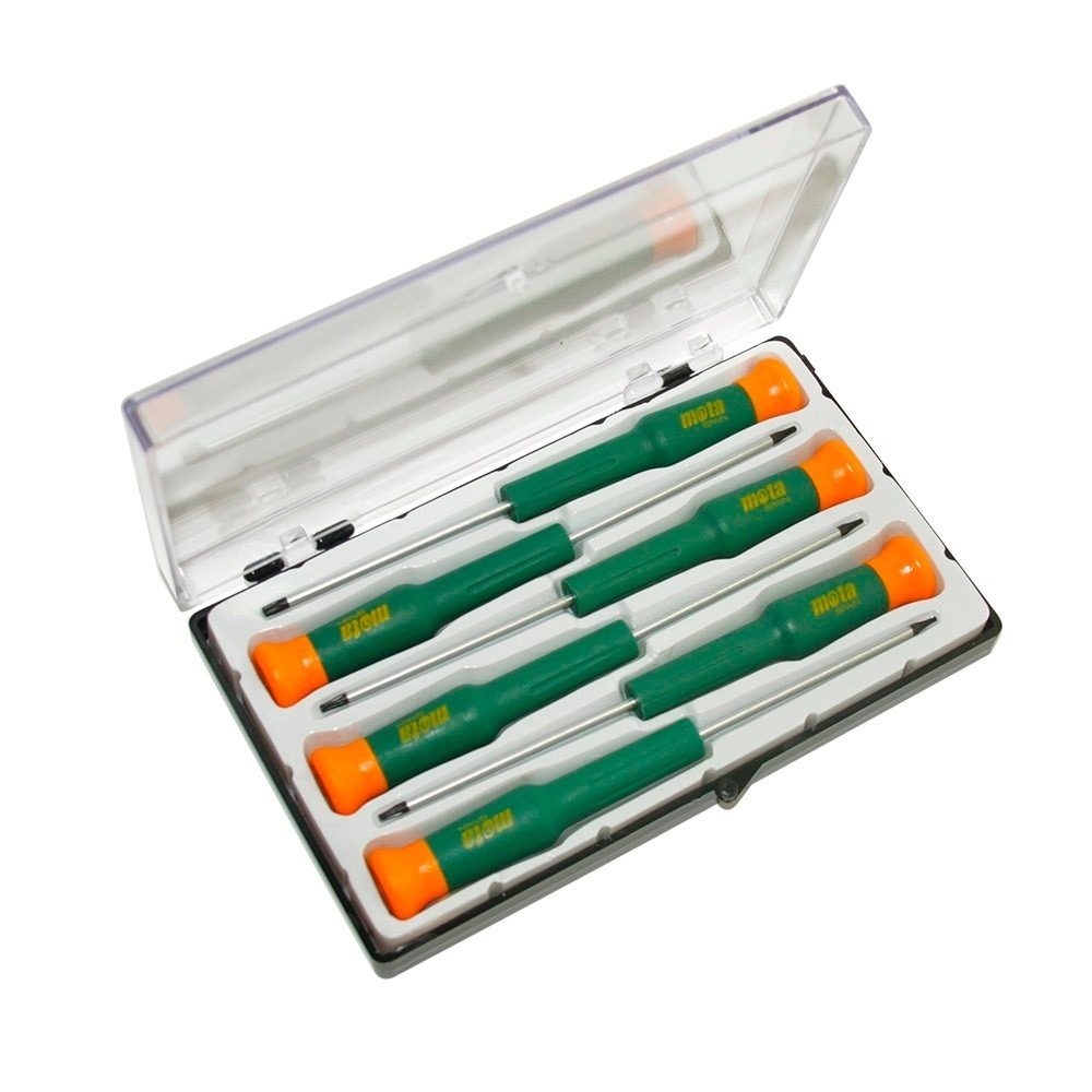 Juegos Destornilladores Precision Torx 6 Piezas Mota