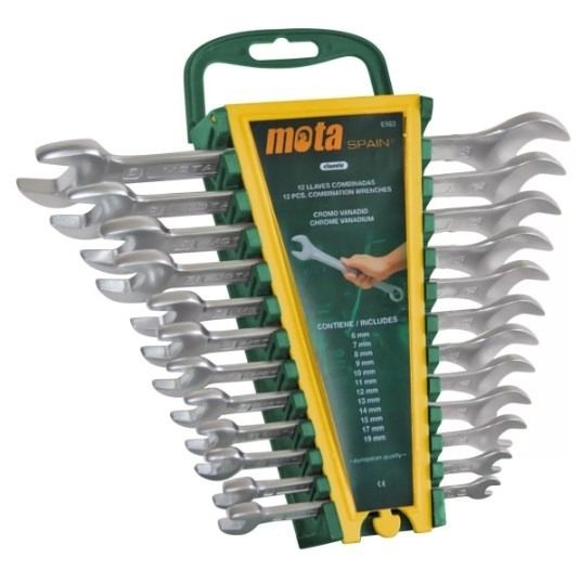 Juego 12 Llaves Fijas Combinadas Métricas 6mm A 32mm Mota