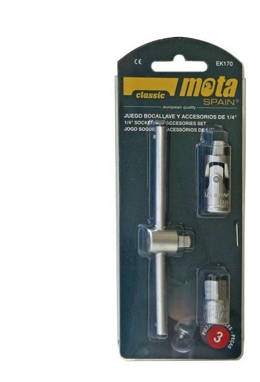 Juego 3 Bocallaves Hexagonal 1/4  Mota