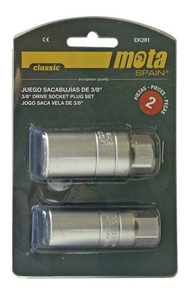 Juego Bocallaves Saca Bujia 3/8 Mota