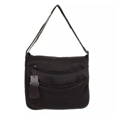 Morral Black Con Solapa By Lsyd 93.3200    Negro Liso