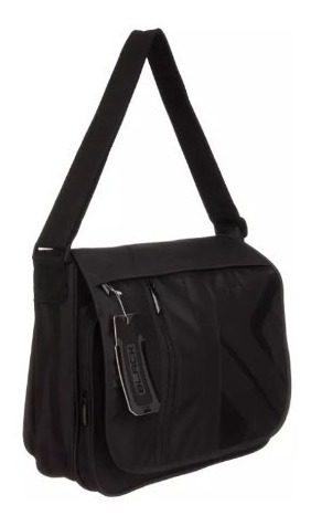 Morral Black Con Solapa Lsyd *con Garantía* 93.3206 Negro Liso - 1