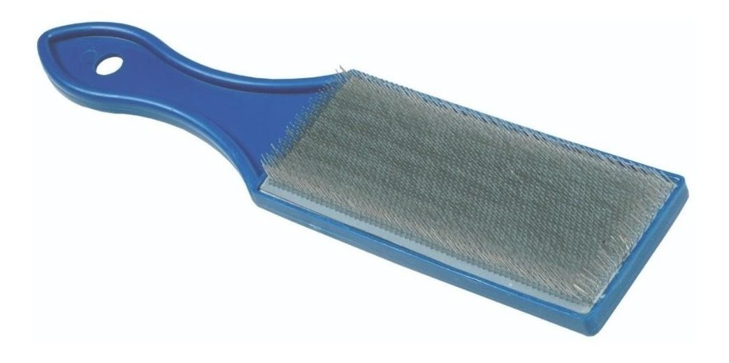 Cepillo Cabo Plastico De Acero Para Limpiar Limas Mota F1100