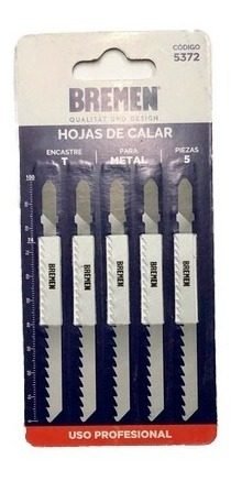 Hojas Para Calar Metal T127d Encastre  T  Bremen 5372