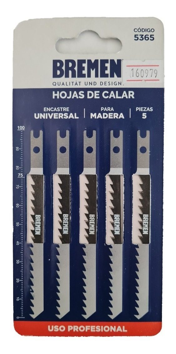Hojas Para Calar Madera U244d Encastre Universal Bremen 5365