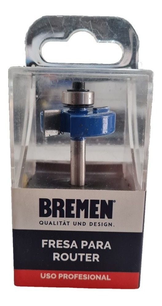 Fresa Para Router (acanaladora) 1/4 X 3/8 Bremen 5335 - 1