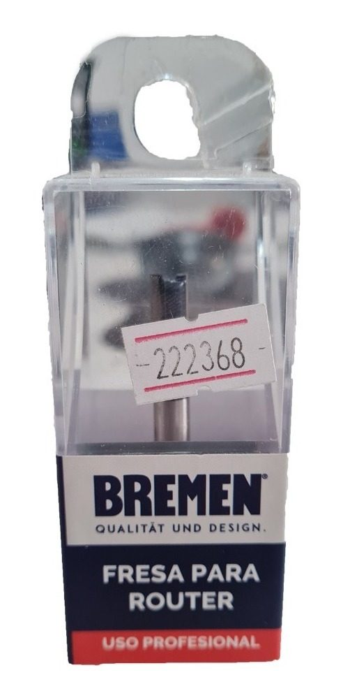 Fresa Para Router Recta (ranuradora) 1/4 X 1/4 Bremen 5172  - 1