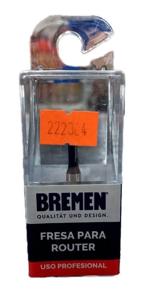 Fresa Para Router Recta (ranuradora) 1/4 X 3/16 Bremen 5173