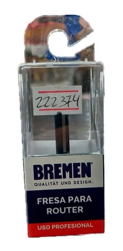 Fresa Para Router Recta (ranuradora) 1/4 X 5/16 Bremen 5227