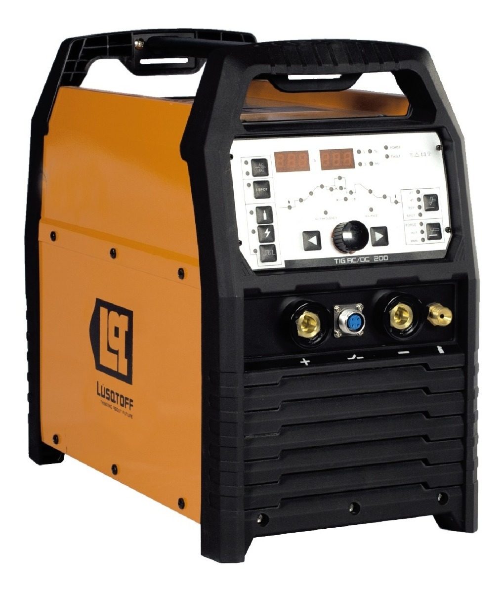Soldadora Inverter P/aluminio Smart Tig-ac/dc-200 Luqstoff Naranja