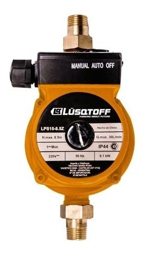Bomba Presurizadora 1 Baño 100w Alt. 8.5m Lps15-8.5z Lusqtof