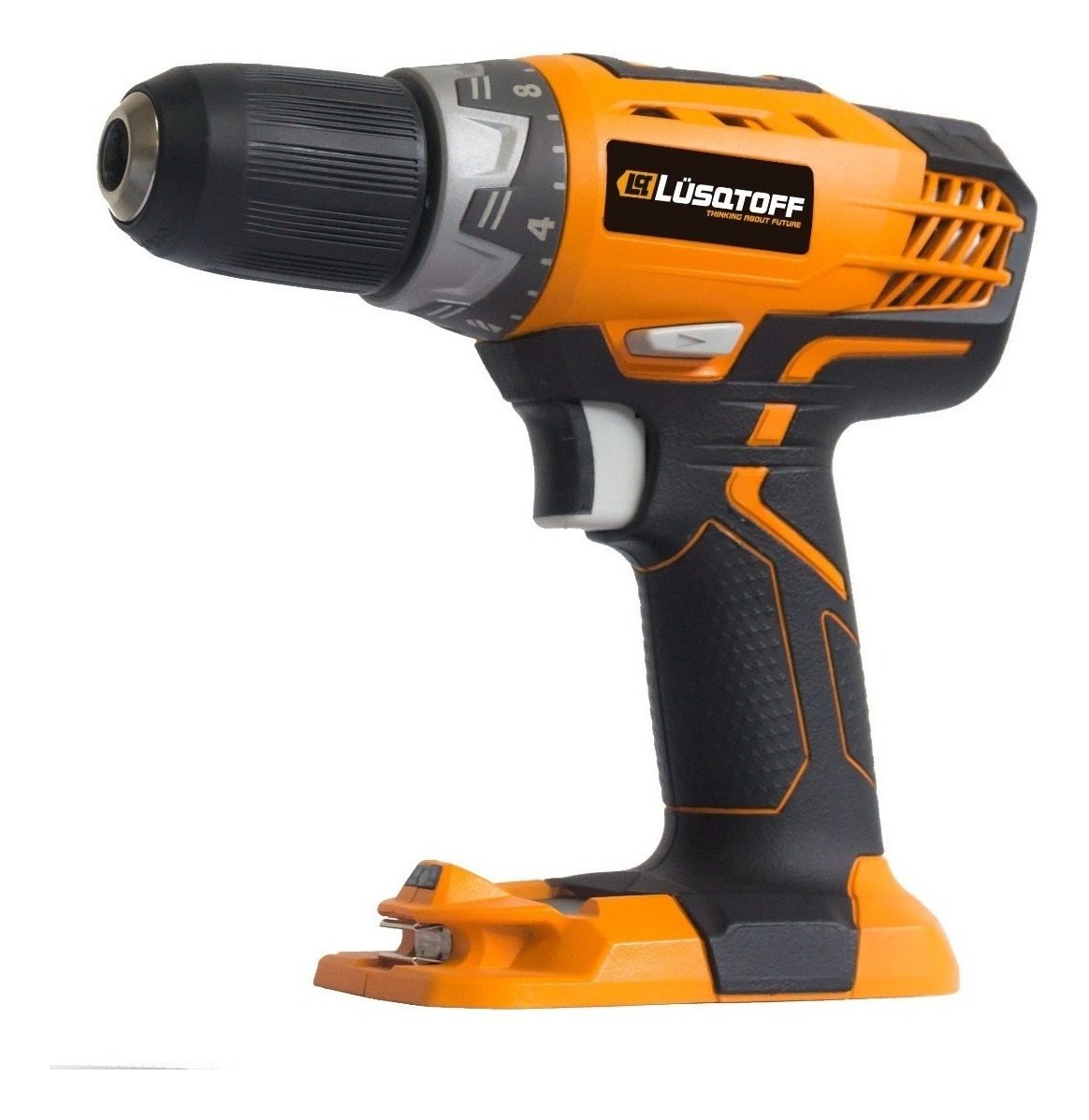 Taladro Atornillador 18v Powerlink 13mm Tgmtli18 Lusqtoff Naranja Y Negro
