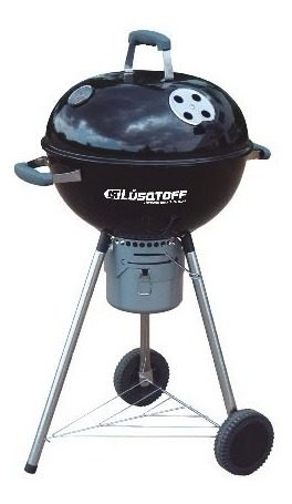 Parrilla Grill Negra 47cm Diametro Par-47n Lusqtoff Negro