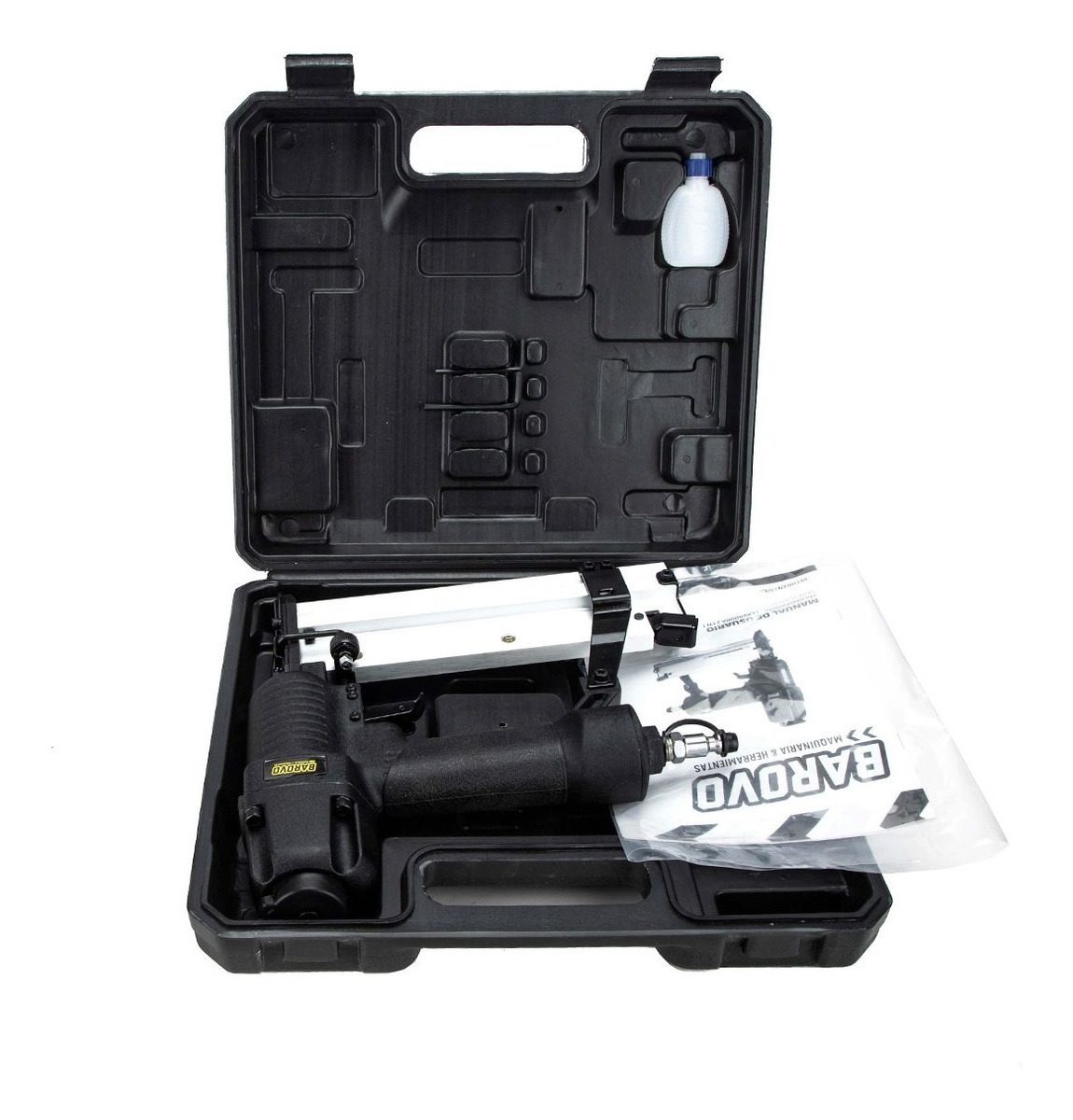 Engrampadora(5,7x16-40) Clavadora(15-50mm) 2en1 Bec21 Barovo - 5
