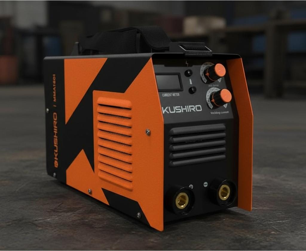 Soldadora Inverter Digital 160a Igbt Kushiro Mma 160l Naranja - 1