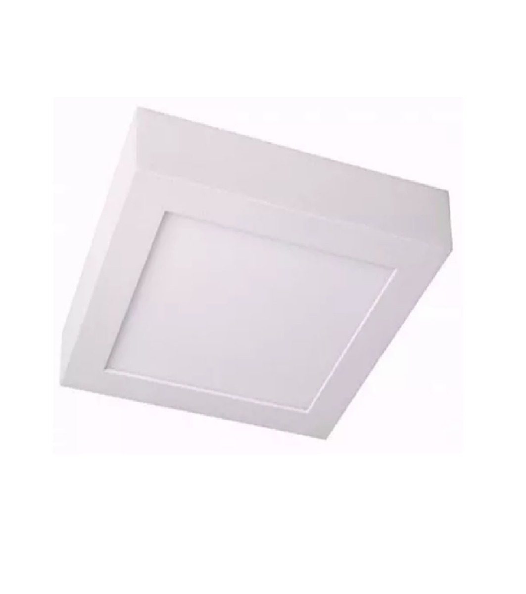Plafon Led Cuadrado 24w 1700 Lumens - Cálido Plc24lce Etheos Blanco