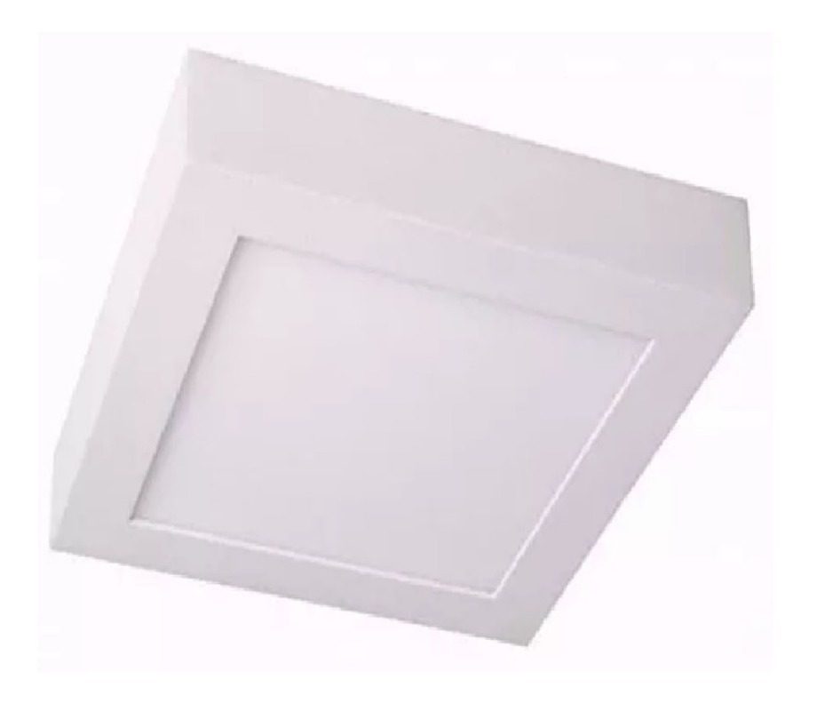 Plafon Led Cuadrado 12w 800lm - Cálido Plc12lce Etheos Blanco