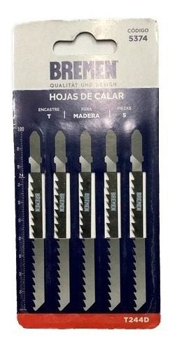 Hojas Para Calar Madera T244b  Encastre  T  Bremen 5374