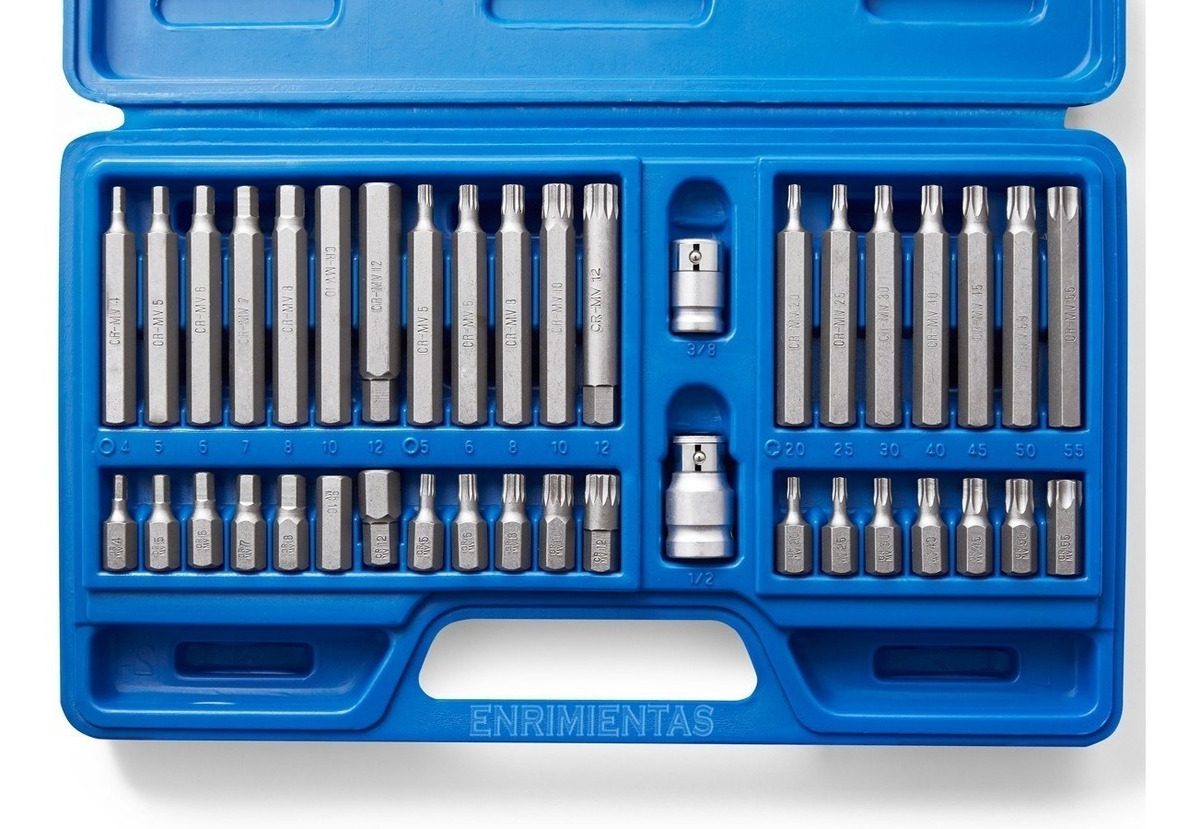 Juego Puntas Allen - Torx - Multiestria 40 Pzs Bremen 2978