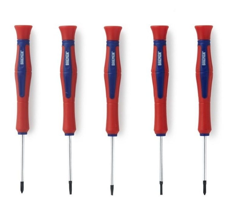 Juego Destornillador P/ Electronica 6pzs Ph/pl Bremen 4040