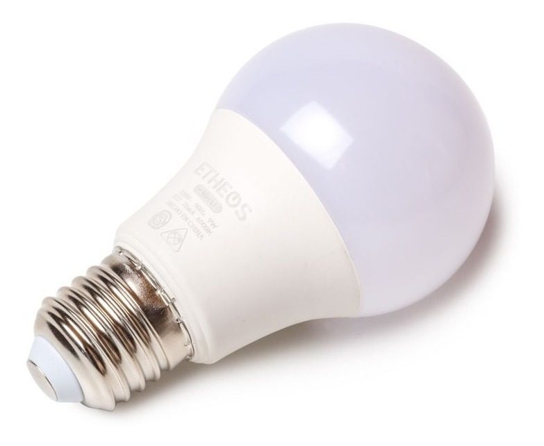 Lámpara Foco Bombilla Led 9 Watts 6500k - Fría Etheos 6500 - 1