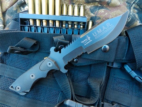 Cuchillo Yarara Comando Umar Policia Motorizada Mendoza Negro