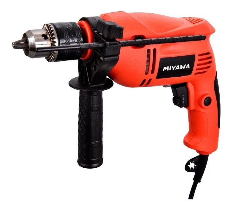 Taladro Impacto Variable 13mm 600w C/maletin Y Mechas Naranja