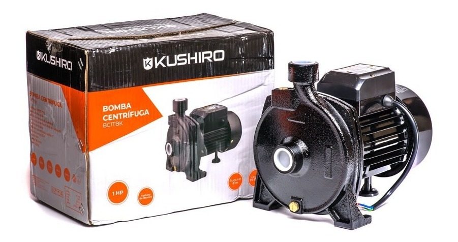 Bomba Centrifuga 1hp Altura 30m 1puLG - Turbina Bronce Negro Monofásica - 5