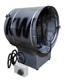 Calefactor Electrico Turbo Industrial 8 Kw 380v Vortice Gris