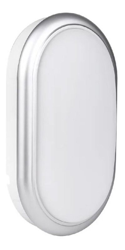 Tortuga Led 8w Exteriores Ovalada 650 Lumens - Luz Fría Blanco
