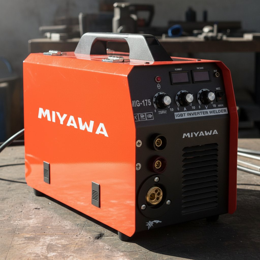 Soldadora Inverter Combinada Mig/mma180 Con/sin Gas Mig200m Miyawa Rojo - 2
