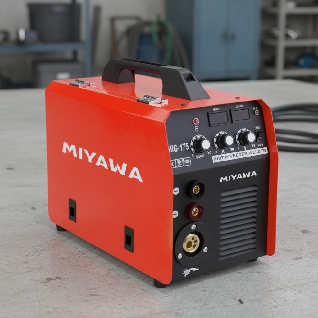 Soldadora Inverter Combinada Mig/mma180 Con/sin Gas Mig200m Miyawa Rojo - 3