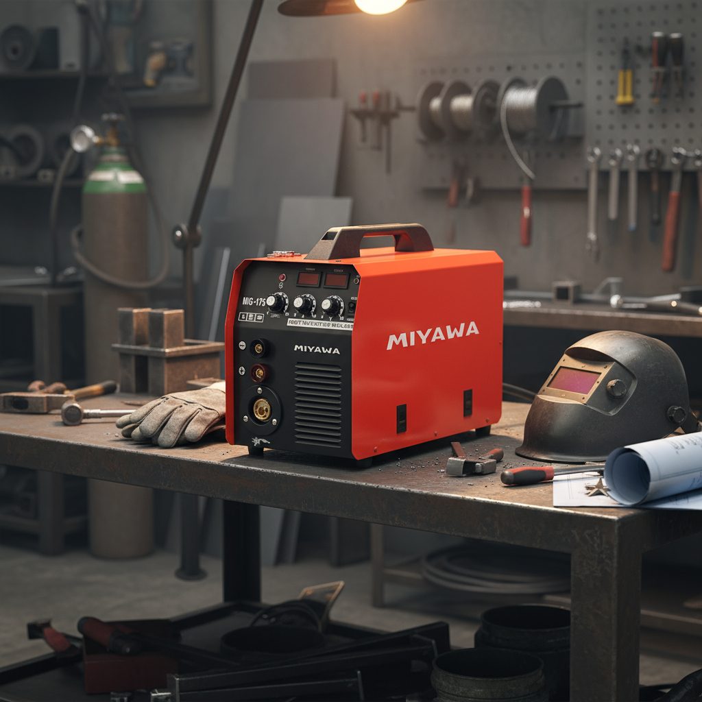 Soldadora Inverter Combinada Mig/mma180 Con/sin Gas Mig200m Miyawa Rojo - 4