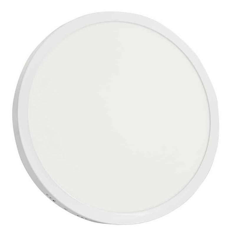 Plafon Led Frio 24w 1800lm Redondo Interior Exterior 300x28m Blanco - 1