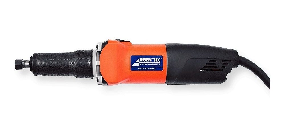 Amoladora Recta 50mm 800w 28000 Rpm Profesional Argentec Naranja Claro