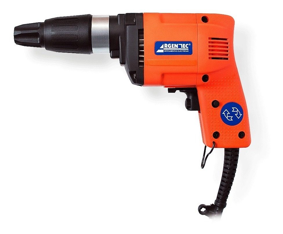 Atornillador 400w Industrial Torque Fijo Durlock Argentec Naranja Claro