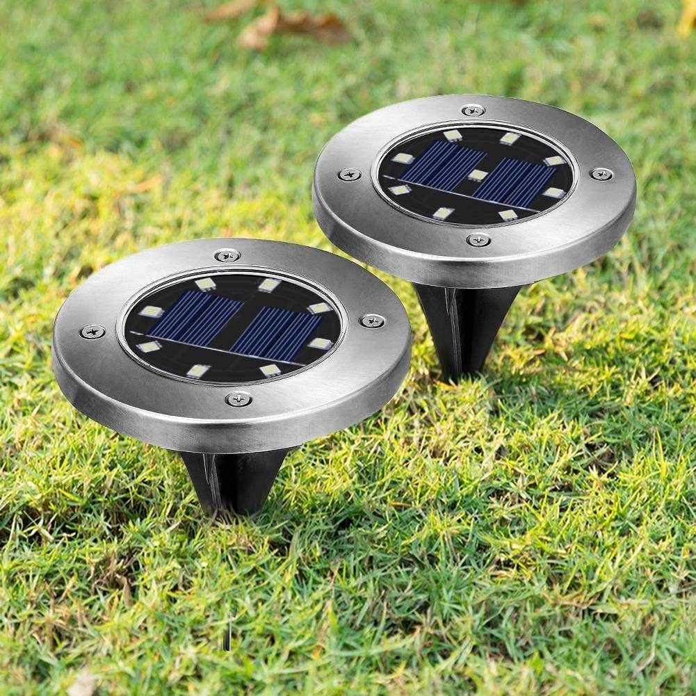 Led Solar Lámpara De Suelo Parque 6000k Enc.auto Etheos Und. Negro - 1